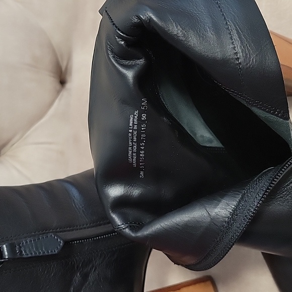 Tory Burch Raya 100mm Bootie, leather, black, size 5 - Picture 6 of 9